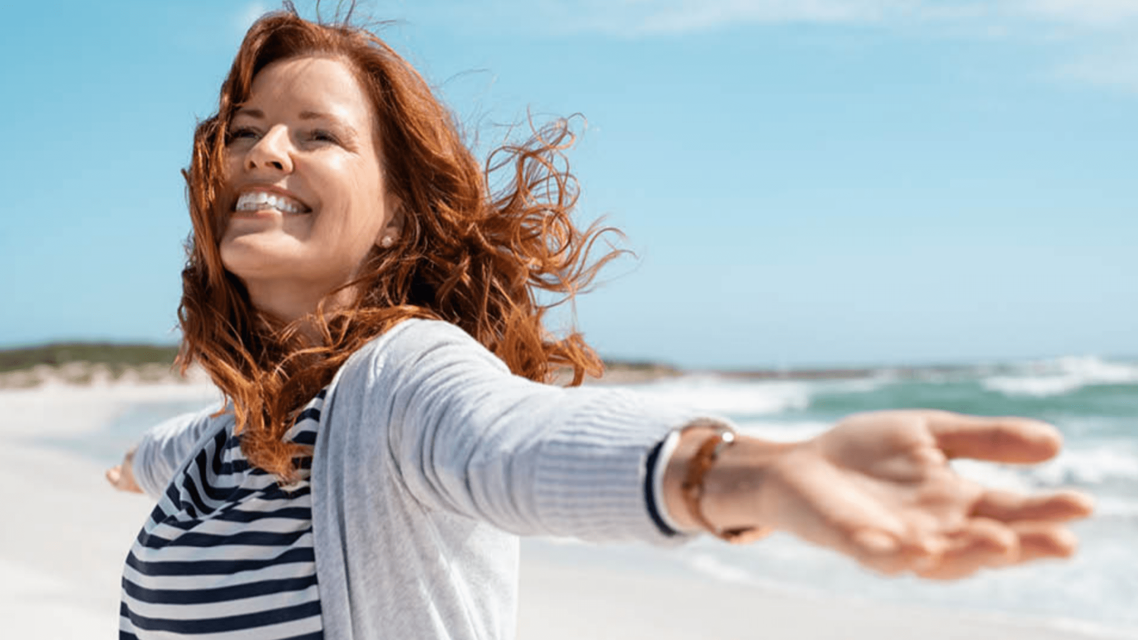 Woman on the beach